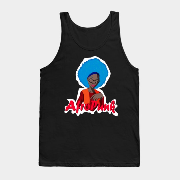 AfroPunk Bulma Tank Top by CrossedGFX